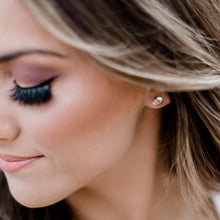 Load image into Gallery viewer, Herkimer Diamond Stud Earrings - Hypoallergenic, Waterproof