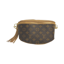 Load image into Gallery viewer, Britt Belt Bag In Bronze Leather | Upcycled LV Full Front