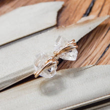 Load image into Gallery viewer, Herkimer Diamond Stud Earrings - Hypoallergenic, Waterproof