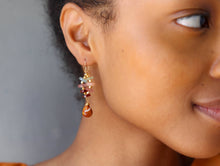 Load image into Gallery viewer, Thistle Earrings in Moochite Multi
