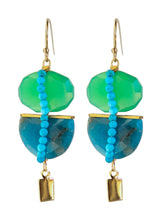 Load image into Gallery viewer, Duet Earrings in Turquoise
