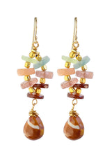 Load image into Gallery viewer, Thistle Earrings in Moochite Multi
